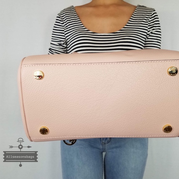 NWT Michael Kors Aria Medium Satchel Blossom Bag - Picture 4 of 8